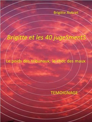 cover image of Brigitte et les 40 jugeSmentS